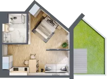 2 pokoje, apartament 33,33 m², piętro 2, oferta nr L241, Bel Mare Home, Międzyzdroje, ul. Nowomyśliwska