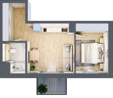 2 pokoje, apartament 36,08 m², piętro 3, oferta nr L308, Bel Mare Home, Międzyzdroje, ul. Nowomyśliwska