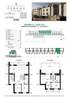 5 pokoi, mieszkanie 108,10 m², piętro 1, oferta nr B2.2, Dębowe Zacisze, Gliwice, Wójtowa Wieś, ul. Dolnej Wsi