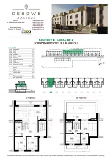 5 pokoi, mieszkanie 108,10 m², piętro 1, oferta nr B9.2, Dębowe Zacisze, Gliwice, Wójtowa Wieś, ul. Dolnej Wsi