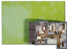 3 pokoje, mieszkanie 65,04 m², piętro 2, oferta nr E.2.02, Wzgórze Poetów 2, Gliwice, Wójtowa Wieś, ul. T. Mazowieckiego