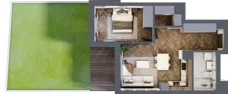 2 pokoje, mieszkanie 47,32 m², piętro 1, oferta nr F.1.11, Wzgórze Poetów 2, Gliwice, Wójtowa Wieś, ul. T. Mazowieckiego