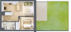 2 pokoje, mieszkanie 36,21 m², parter, oferta nr F.0.5, Panorama Bańgów Etap II, Siemianowice Śląskie, Bańgów, ul. Bańgowska 32