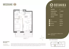 2 pokoje, mieszkanie 36,28 m², piętro 2, oferta nr B29, Botanika, Gdańsk, Osowa, ul. Izydy