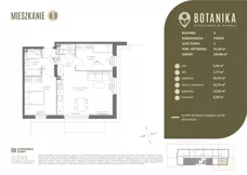 3 pokoje, mieszkanie 60,81 m², piętro 1, oferta nr A20, Botanika, Gdańsk, Osowa, ul. Izydy