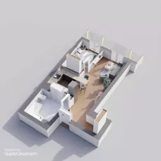2 pokoje, mieszkanie 51,73 m², piętro 1, oferta nr A1.6, Rezydencja Ogród Saski, Lublin, Wieniawa, ul. Wieniawska 7/Jasna 7