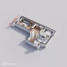 2 pokoje, mieszkanie 57,97 m², piętro 4, oferta nr B4.10, Rezydencja Ogród Saski, Lublin, Wieniawa, ul. Wieniawska 7/Jasna 7