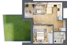 2 pokoje, apartament 42,28 m², parter, oferta nr L0/K3/06, Wybrzeże Reymonta 3, Wrocław, Kleczków, Psie Pole, ul. Władysława Reymonta