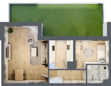 2 pokoje, mieszkanie 52,77 m², parter, oferta nr L0/K3/11, Wybrzeże Reymonta 3, Wrocław, Kleczków, Psie Pole, ul. Władysława Reymonta