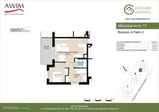 3 pokoje, mieszkanie 51,41 m², piętro 2, oferta nr A17, Wzgórze Gustawa, Kraków, Wzgórza Krzesławickie, Zesławice, ul. Gustawa Morcinka
