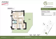 3 pokoje, mieszkanie 56,07 m², parter, oferta nr C6, Wzgórze Gustawa, Kraków, Wzgórza Krzesławickie, Zesławice, ul. Gustawa Morcinka