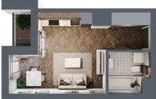 1 pokój, mieszkanie 25,89 m², piętro 5, oferta nr 90, Nowa Mangalia - Etap II, Warszawa, Mokotów, Stegny, ul. Mangalia