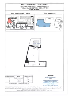 1 pokój, mieszkanie 31,37 m², parter, oferta nr WS-B2-LM-M.0.1, Wilda Story, Poznań, Wilda, Wilda, ul. 28 Czerwca 1956 r. 156