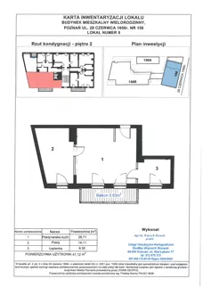 2 pokoje, mieszkanie 47,12 m², piętro 2, oferta nr WS-B1-LM-M.2.8, Wilda Story, Poznań, Wilda, Wilda, ul. 28 Czerwca 1956 r. 156