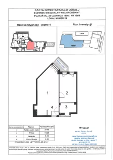 2 pokoje, mieszkanie 48,32 m², piętro 4, oferta nr WS-B2-LM-M.4.5, Wilda Story, Poznań, Wilda, Wilda, ul. 28 Czerwca 1956 r. 156
