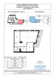 3 pokoje, mieszkanie 80,69 m², piętro 2, oferta nr WS-B2-LM-M.2.6, Wilda Story, Poznań, Wilda, Wilda, ul. 28 Czerwca 1956 r. 156