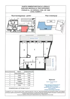 3 pokoje, mieszkanie 79,00 m², parter, oferta nr WS-B2-LM-M.0.6, Wilda Story, Poznań, Wilda, Wilda, ul. 28 Czerwca 1956 r. 156