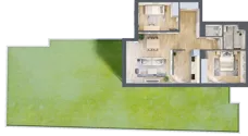 3 pokoje, apartament 75,06 m², parter, oferta nr 6B0003, Jaśminowy Mokotów VI Wille Miejskie, Warszawa, Mokotów, Stegny, ul. Białego Dębu