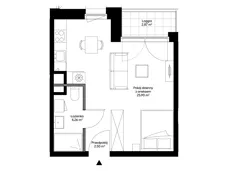 1 pokój, mieszkanie 32,66 m², piętro 2, oferta nr A0201, Mazowiecka 21, Kraków, Krowodrza, Łobzów, Mazowiecka 21