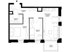 3 pokoje, mieszkanie 49,33 m², piętro 2, oferta nr A0205, Mazowiecka 21, Kraków, Krowodrza, Łobzów, Mazowiecka 21