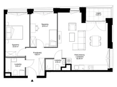 3 pokoje, mieszkanie 74,03 m², piętro 2, oferta nr B0208, Mazowiecka 21, Kraków, Krowodrza, Łobzów, Mazowiecka 21
