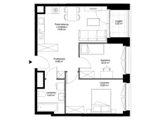3 pokoje, mieszkanie 55,19 m², piętro 5, oferta nr B0508, Mazowiecka 21, Kraków, Krowodrza, Łobzów, Mazowiecka 21