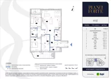 5 pokoi, mieszkanie 91,00 m², piętro 5, oferta nr PF-M-05.037, PianoForte, Warszawa, Mokotów, Sielce, ul. Zajączkowska 3