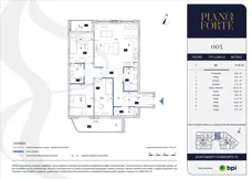 4 pokoje, mieszkanie 91,00 m², piętro 1, oferta nr PF-M-01.005, PianoForte, Warszawa, Mokotów, Sielce, ul. Zajączkowska 3
