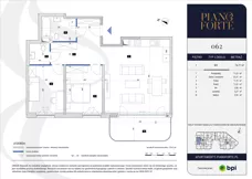 3 pokoje, mieszkanie 74,69 m², piętro 1, oferta nr PF-M-01.062, PianoForte, Warszawa, Mokotów, Sielce, ul. Zajączkowska 3