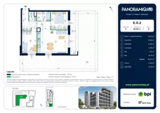 3 pokoje, apartament 65,20 m², parter, oferta nr E-0-2, Panoramiqa II, Poznań, Rataje, Starołęka, ul. Heleny Tadeuszak