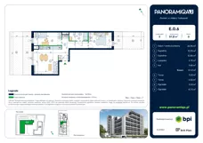 3 pokoje, apartament 57,21 m², parter, oferta nr E-0-6, Panoramiqa II, Poznań, Rataje, Starołęka, ul. Heleny Tadeuszak