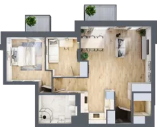 3 pokoje, mieszkanie 65,73 m², piętro 3, oferta nr 31, Osiedle Słoneczna, Marki, ul. Słoneczna / Promienna