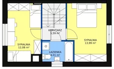 Dom 82,45 m², oferta nr D1, Tyniecka, Kraków, Dębniki, Kostrze, ul. Tyniecka 167