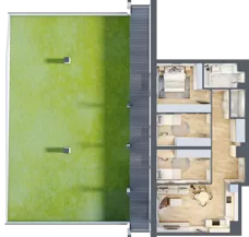 4 pokoje, mieszkanie 71,53 m², piętro 1, oferta nr D/13, Dworzysko Park, Rzeszów, Przybyszówka, ul. Technologiczna