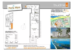 2 pokoje, apartament 44,86 m², piętro 11, oferta nr 591, Porta Mare Wellness & Spa, Dziwnówek, ul. Wolności