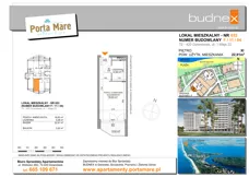1 pokój, apartament 22,91 m², piętro 11, oferta nr 653, Porta Mare Wellness & Spa, Dziwnówek, ul. Wolności