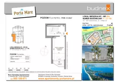 2 pokoje, apartament 71,07 m², piętro 11, oferta nr 654, Porta Mare Wellness & Spa, Dziwnówek, ul. Wolności