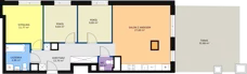 4 pokoje, mieszkanie 78,16 m², piętro 4, oferta nr 4A/35, Osiedle Idea Aurora, Radom, Wacyn, ul. LIstopadowa