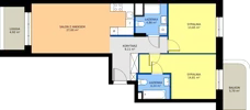 3 pokoje, mieszkanie 73,67 m², piętro 2, oferta nr 24A/11, Osiedle Omulewska, Warszawa, Praga Północ, Grochów, ul. Omulewska 24
