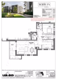 2 pokoje, mieszkanie 161,25 m², piętro 3, oferta nr D-03-16, Nobilis, Toruń, Na Skarpie, ul. Przy Skarpie 10D