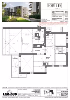 2 pokoje, mieszkanie 161,25 m², piętro 3, oferta nr D-03-16, Nobilis, Toruń, Na Skarpie, ul. Przy Skarpie 10D