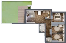 4 pokoje, mieszkanie 90,34 m², parter, oferta nr C-00-05, Nobilis, Toruń, Na Skarpie, ul. Przy Skarpie 10D