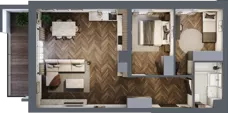 3 pokoje, mieszkanie 65,77 m², piętro 1, oferta nr D-01-10, Nobilis, Toruń, Na Skarpie, ul. Przy Skarpie 10D