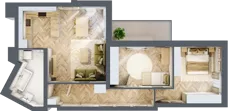 3 pokoje, apartament 69,86 m², piętro 5, oferta nr 53, Ornament, Szczecin, Śródmieście, Nowe Miasto, al. Powstańców Wielkopolskich 100
