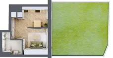 1 pokój, mieszkanie 25,27 m², parter, oferta nr C_4_07, Bukovo Park, Szczecin, Północ, Bukowo, ul. Strzelców Karpackich