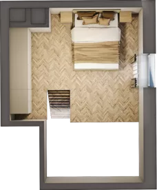 2 pokoje, mieszkanie 37,57 m², piętro 2, oferta nr C_4_24, Bukovo Park, Szczecin, Północ, Bukowo, ul. Strzelców Karpackich