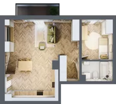 3 pokoje, mieszkanie 68,77 m², piętro 2, oferta nr C_5_19, Bukovo Park, Szczecin, Północ, Bukowo, ul. Strzelców Karpackich