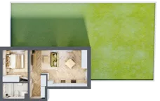 2 pokoje, mieszkanie 40,62 m², parter, oferta nr C_4_06, Bukovo Park, Szczecin, Północ, Bukowo, ul. Strzelców Karpackich