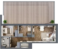 3 pokoje, mieszkanie 54,30 m², piętro 1, oferta nr M55, Kwadrat - Etap II, Rzeszów, Drabinianka, ul. Miła 29F