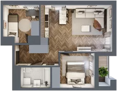 3 pokoje, mieszkanie 48,15 m², piętro 3, oferta nr M21, KrakoVska - Etap II, Rzeszów, Krakowska-Południe, ul. Krakowska 31